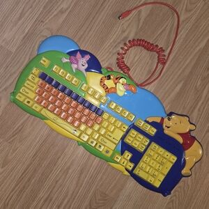vintage Disney Winnie The Pooh Tigger Piglet Learning Microsoft Keyboard